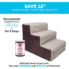 Load image into Gallery viewer, Paws &amp; Pals Padded Pet Stairs
