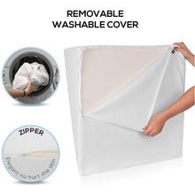 Load image into Gallery viewer, Bed Wedge Pillow With Memory Foam Top
