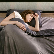 Load image into Gallery viewer, Bibb Home Weighted Blanket with Reversible Removable Cover
