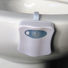 Load image into Gallery viewer, 8-Color LED Sensor Motion-Activated Bathroom Toilet Light
