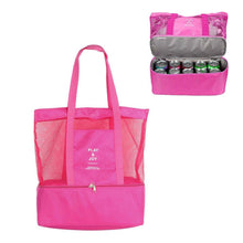 Load image into Gallery viewer, Beach Bags with Insulated Cooler
