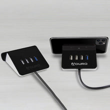 Load image into Gallery viewer, Aduro PowerUp 4-Port USB Charging Station and Stand

