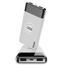 Load image into Gallery viewer, Aduro PowerUp Wireless Charging 10,000mAh Dual-USB Backup Battery
