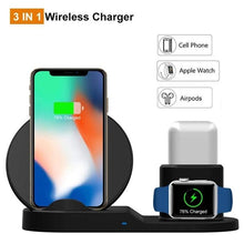 Load image into Gallery viewer, AirDock 3-in-1 Wireless Power Charging Station
