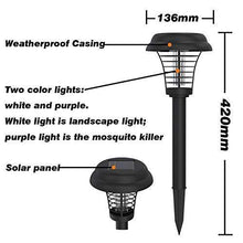 Load image into Gallery viewer, Solar Light With Bug Zapper
