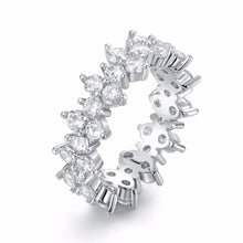 Load image into Gallery viewer, Barzel Women's Cubic Zirconia Eternity Band Ring
