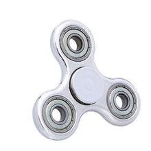Load image into Gallery viewer, Chrome Tri Fidget Spinner - Assorted Colors
