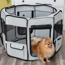 Load image into Gallery viewer, Paws &amp; Pals Portable Pet Playpen with Blanket
