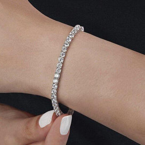 10.00 CTTW Round Cut Tennis Bracelet