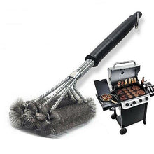 Load image into Gallery viewer, Grill Brush Stainless Steel Scrubber BBQ Cleaning Tool
