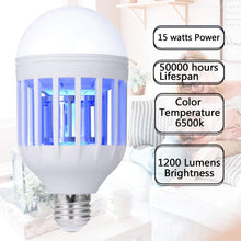 Load image into Gallery viewer, GLOUE 2-in-1 Bug Zapper and Mosquito Killer Lamp
