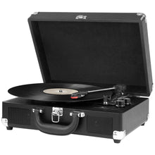 Load image into Gallery viewer, Innovative Technology Nostalgic 3-Speed Vintage Suitcase Turntable
