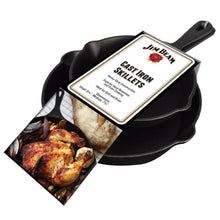 Load image into Gallery viewer, 2-Piece: Jim Beam Cast Iron Skillets
