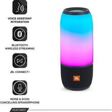 Load image into Gallery viewer, JBL Pulse 3 Wireless Bluetooth IPX7 Waterproof Speaker Black
