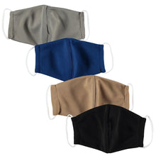 Load image into Gallery viewer, 6-Pack: Men&#39;s Reusable Machine Washable Masks Mystery (3 Solid + 3 Prints)
