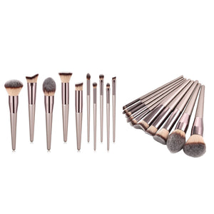 10-Piece: Glow Makeup Brushes