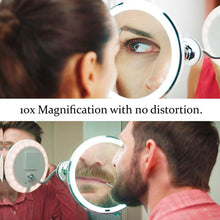 Load image into Gallery viewer, My Flexible Mirror 10x Magnification 7” Make Up Round Vanity Mirror
