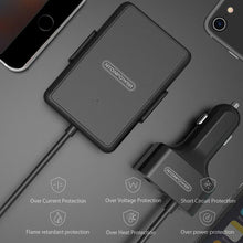 Load image into Gallery viewer, NTONPOWER 5 USB Ports Car Charger with 1.8 Extension Cable
