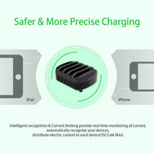 Load image into Gallery viewer, NTONPOWER Smartphone Charging Station 5 USB Ports Dock &amp; Organizer
