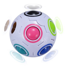 Load image into Gallery viewer, 4-Pack: Magic Rainbow Ball Brain Teaser Puzzle Toy
