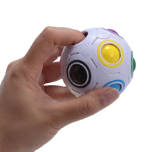 Load image into Gallery viewer, 4-Pack: Magic Rainbow Ball Brain Teaser Puzzle Toy
