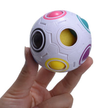 Load image into Gallery viewer, 4-Pack: Magic Rainbow Ball Brain Teaser Puzzle Toy
