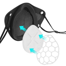 Load image into Gallery viewer, PM2.5 Mouth Nose Disconnect-type Reusable Washable Silicone Mask
