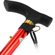 Load image into Gallery viewer, Portable Aluminum Folding Walking Travel Stick Cane
