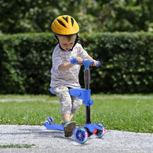 Load image into Gallery viewer, Rugged Racers 2-in-1 Kick Scooter with Removable Seat &amp; LED Wheels
