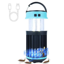 Load image into Gallery viewer, Hakol Outdoor Solar Powered LED Rechargeable Mosquito Zapper Lantern
