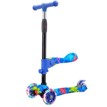 Load image into Gallery viewer, Rugged Racers 2-in-1 Kick Scooter with Removable Seat &amp; LED Wheels
