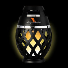 Load image into Gallery viewer, 2-Pack: Margaritaville Bluetooth LED Flame Tiki-Torch Speaker With 3-Foot Pole
