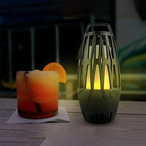 2-Pack: Bluetooth Speaker Set LED Table Lamp Tiki Torch Speaker with Animation