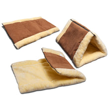 Load image into Gallery viewer, 2-in-1 Pet Tunnel Fleece Bed for Cats &amp; Dogs
