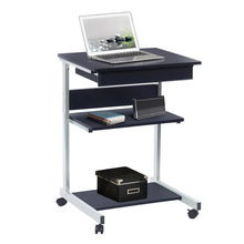 Load image into Gallery viewer, Rolling Laptop Cart with Storage
