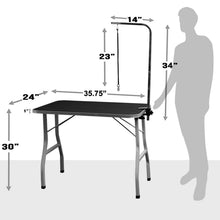 Load image into Gallery viewer, Oxgord 36" Pet Grooming Foldable Table

