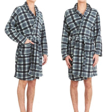 Load image into Gallery viewer, Unisex Fleece Robe with Pockets - Assorted Colors
