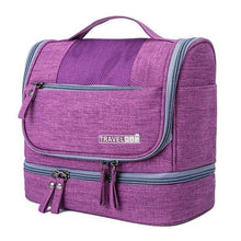 Load image into Gallery viewer, Waterproof Hanging Travel Toiletry Bag - Assorted Colors
