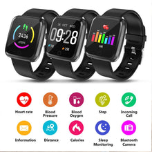 Load image into Gallery viewer, Waterproof Touch Screen Watch Heart Rate Sports Fitness Tracker
