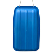 Load image into Gallery viewer, Winter Blue Plastic Snow Sled Boat Shape Sledge
